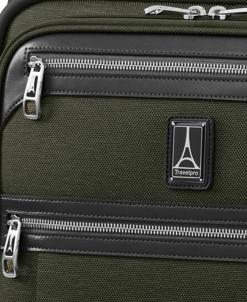 Travelpro Platinum Elite Softside Expandable Carry-on 21-inch Luggage In Pilot Green