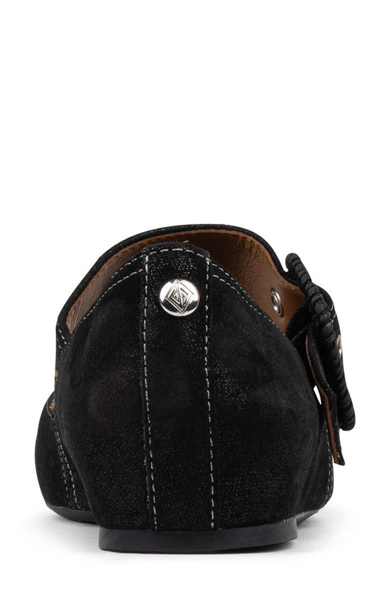 Donald Pliner Lavana Buckle Ballet Flat, Alternate, color, Black