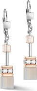 COEUR DE LION Geocube Iconic Precious Rose Gold Earrings