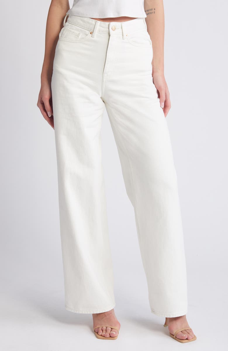 VERO MODA Kathy High Waist Wide Leg Jeans, Main, color, 