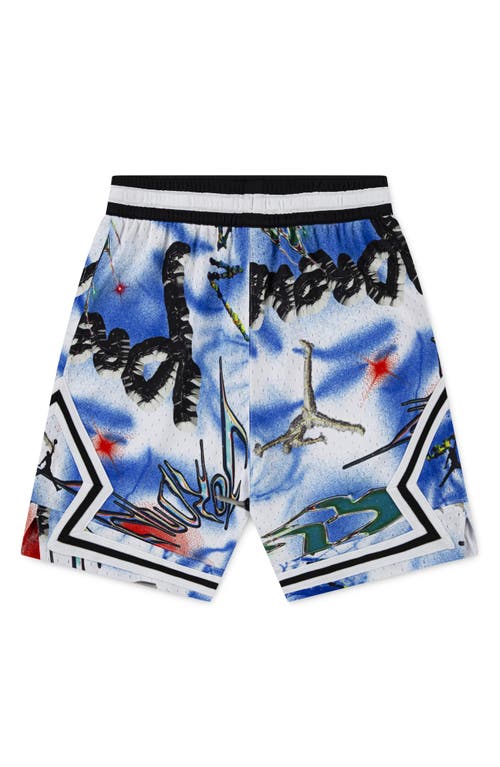 Jordan Kids' Print Dri-fit Mesh Basketball Shorts