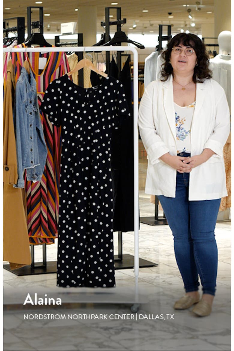 Polka Dot Flutter Sleeve Dress video