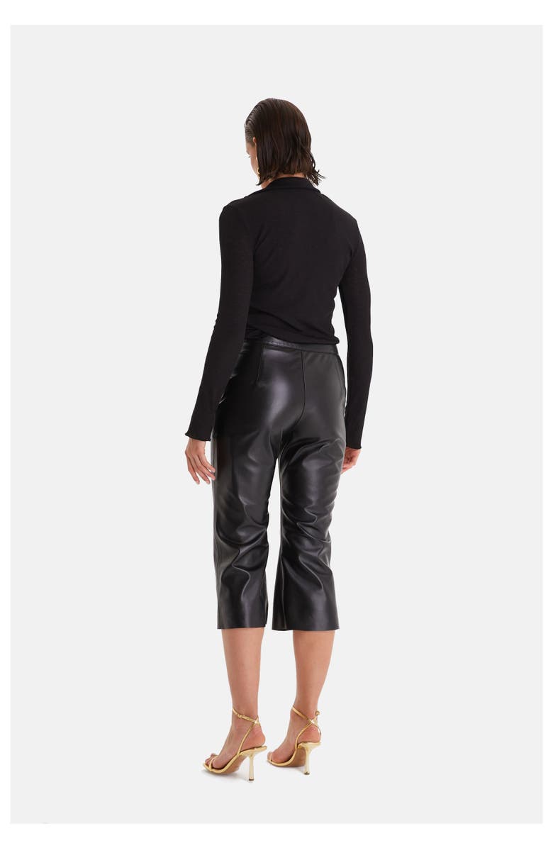 Furniq UK Leather Pants, Alternate, color, Black