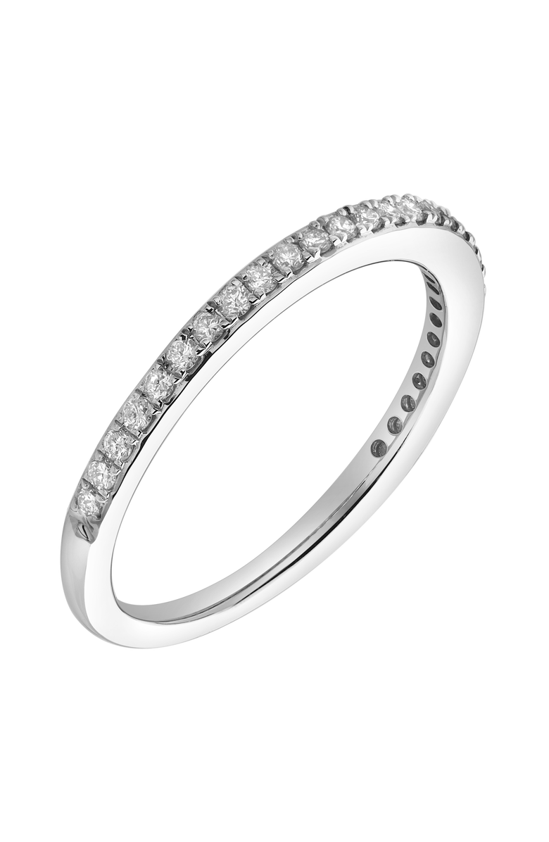 LuvMyJewelry Solas 14K Gold Round Diamond Studded Eternity Ring - 0.31cts, Alternate, color, 