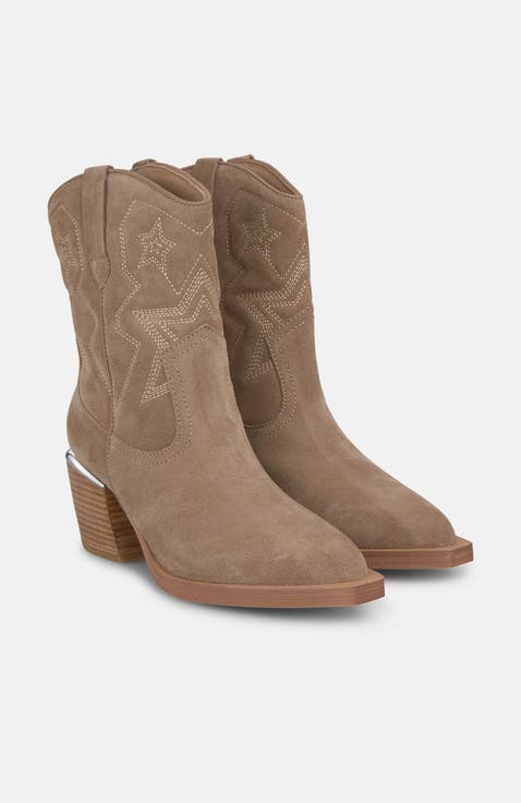 Low Heel Ankle Boot