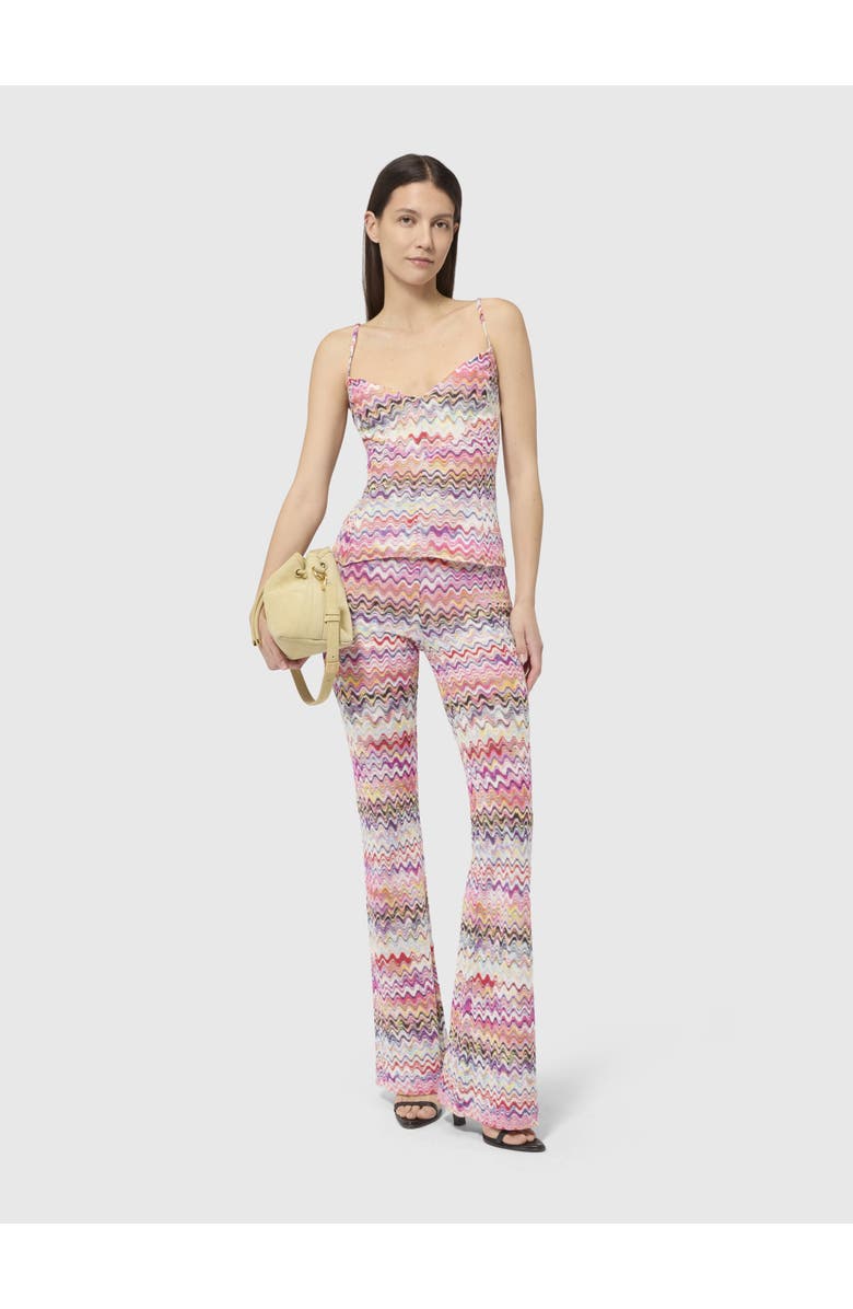 Missoni Thin-strap Tank Top, Alternate, color, Pink & Multicoloured
