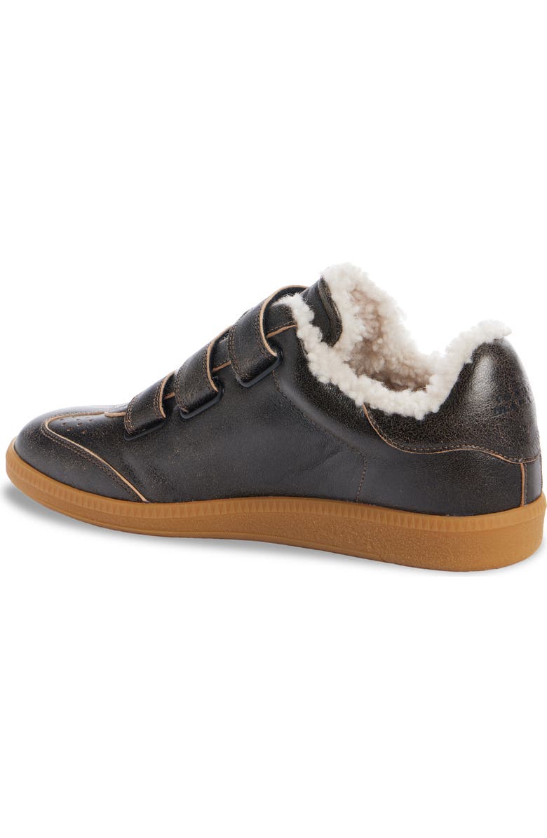 Isabel Marant Beth Genuine Shearling Lined Low Top Sneaker, Alternate, color,