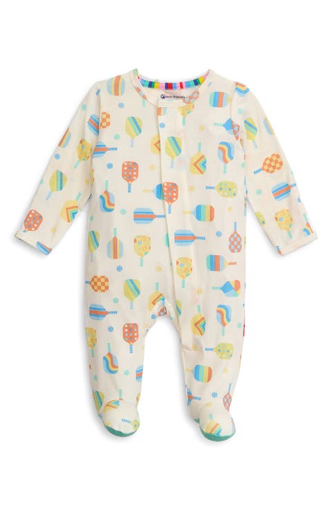 Perfect Pickle Paddles Modal Blend Magnetic Closure Footie (Baby)