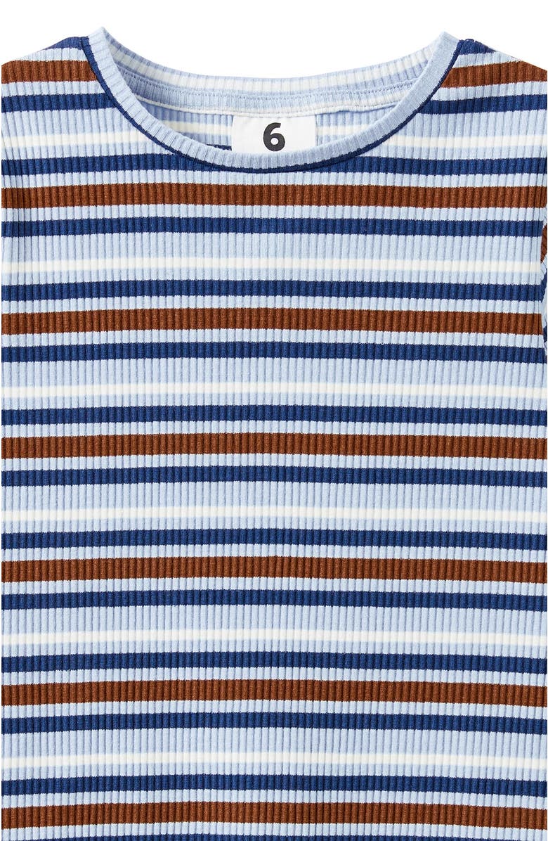 Cotton On Kids Kid's Raya Baby Tee, Alternate, color, Dawn Blue Chestnut Multi