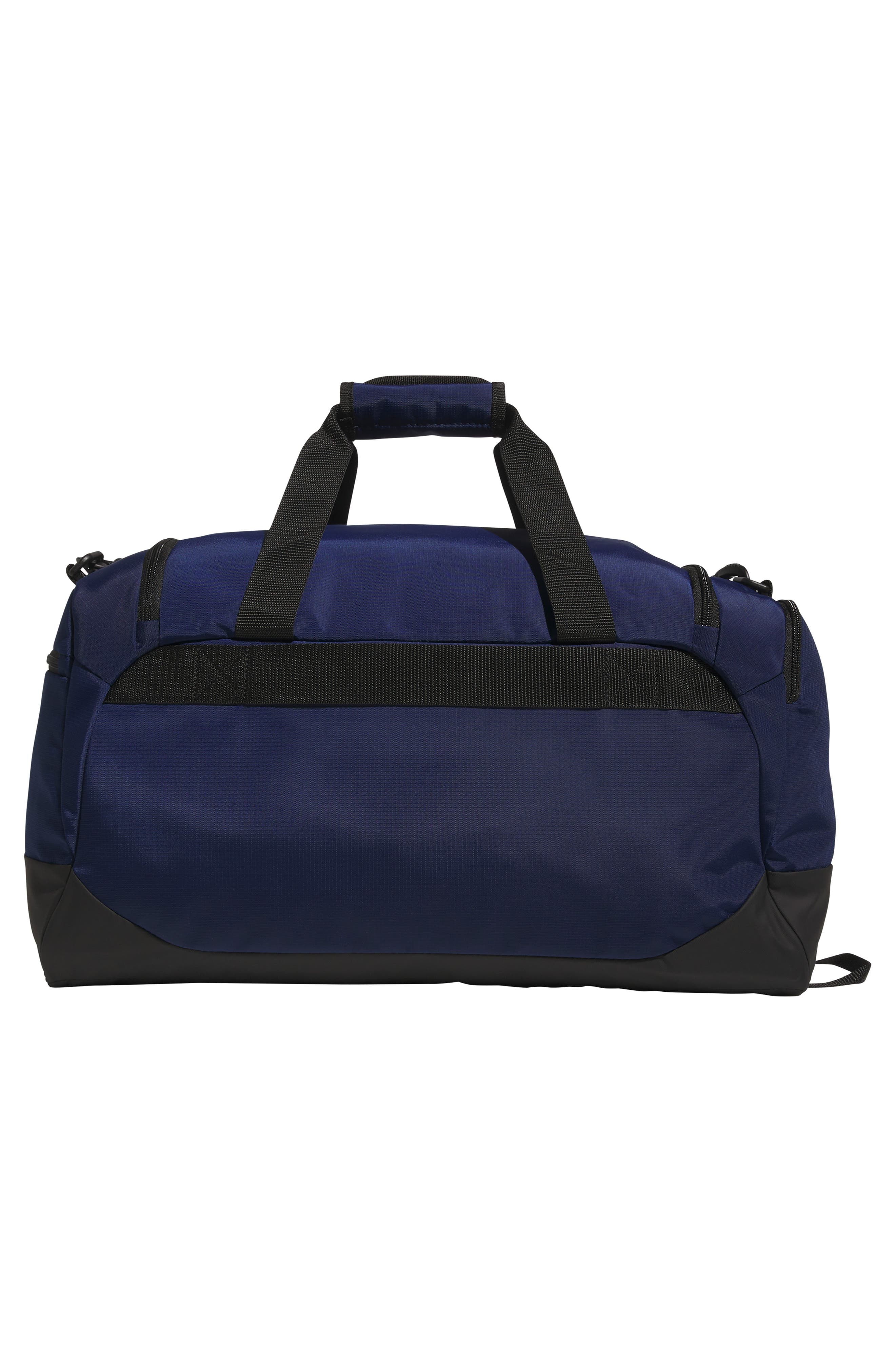 adidas Defender 5 Small Duffel Bag, Alternate, color, Team Navy Blue 2