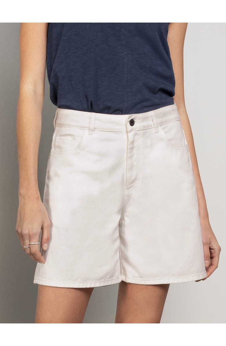 Celtic & Co. Denim Shorts, Main, color, Ecru