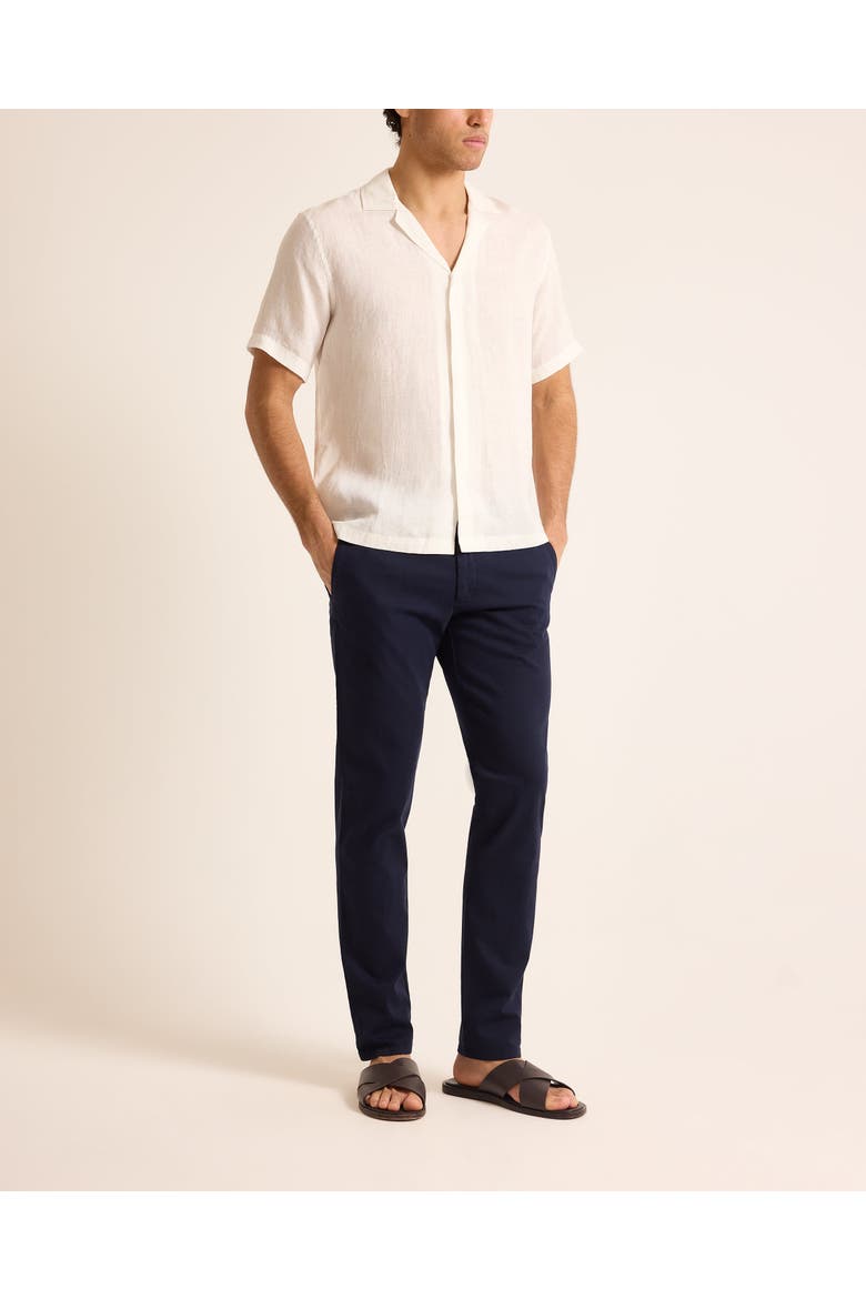 Fallon Stretch-Cotton Tailored Fit Stretch-Cotton Chinos, Main, color, DARK NAVY