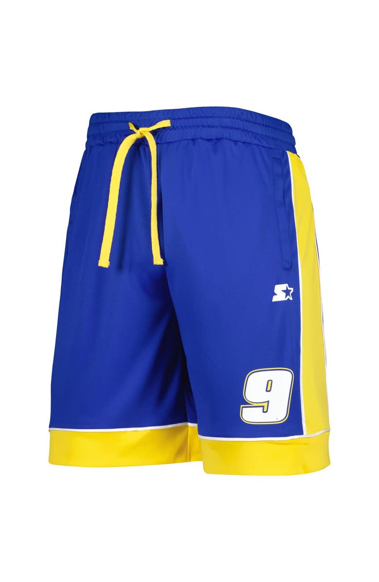 STARTER Men's Starter Royal Chase Elliott Fan Favorite Shorts, Alternate, color, 