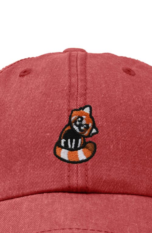 DALIX DALIX RED PANDA EMBROIDERED DAD HAT