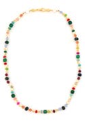 Panacea Mixed Stone & Freshwater Pearl Beaded Necklace