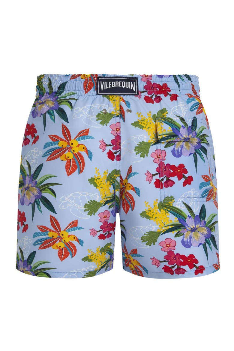 Swim Trunks, Alternate, color, Blue Floral