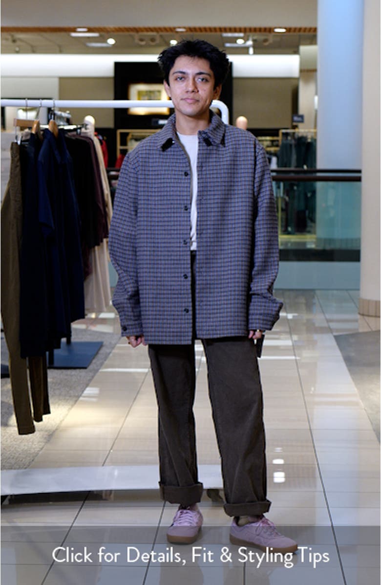 Relaxed Fit Check Overshirt, sales video thumbnail