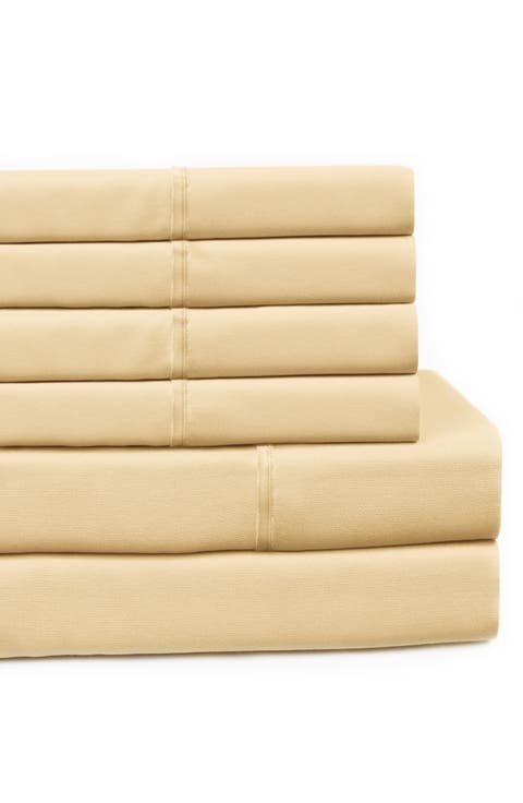 Pleat Detail 400 Thread Count Sheet Set with Bonus Pillowcases