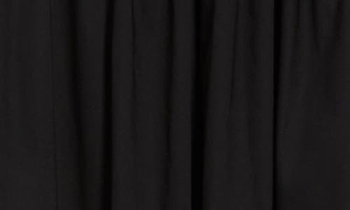 Renee C Smocked Waist Dress In Black