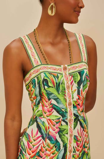 Isadora Cotton Fit & Flare Sundress