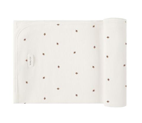 Baby Ribbed Cotton Receiving Blanket