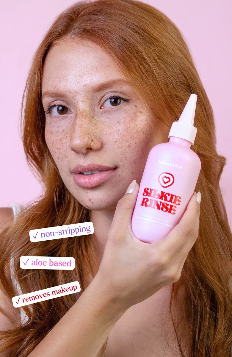 Kiramoon Silkie Rinse Gentle Hydrating Facial Cleanser, Alternate, color, Pink