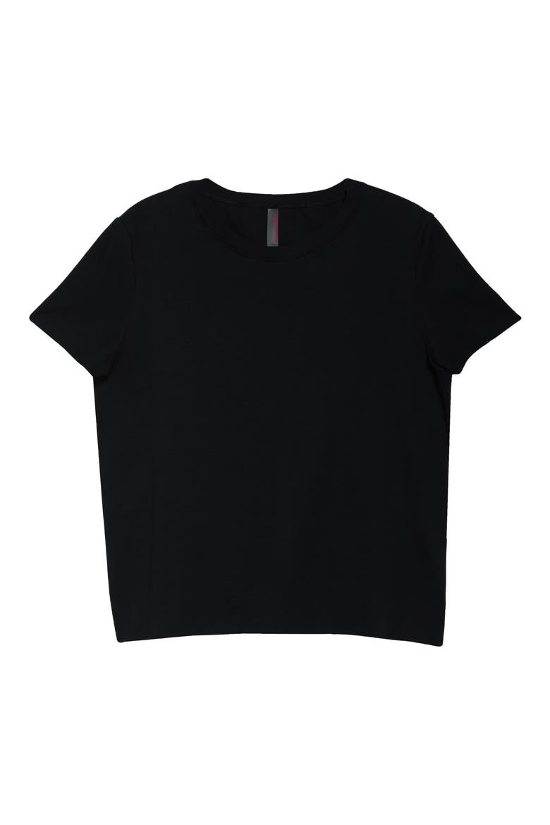 Essential Crewneck Tee, Alternate, color, BLACK