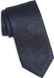 Canali Paisley Silk Tie