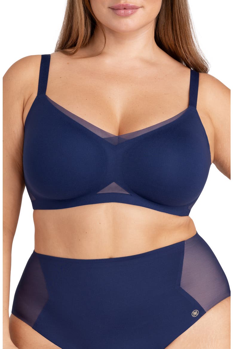 Liftwear Crossover Bra, Alternate, color, NAVY