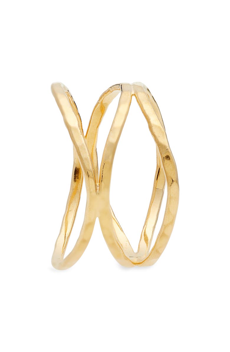 ki-ele Athena Ring, Alternate, color, Gold
