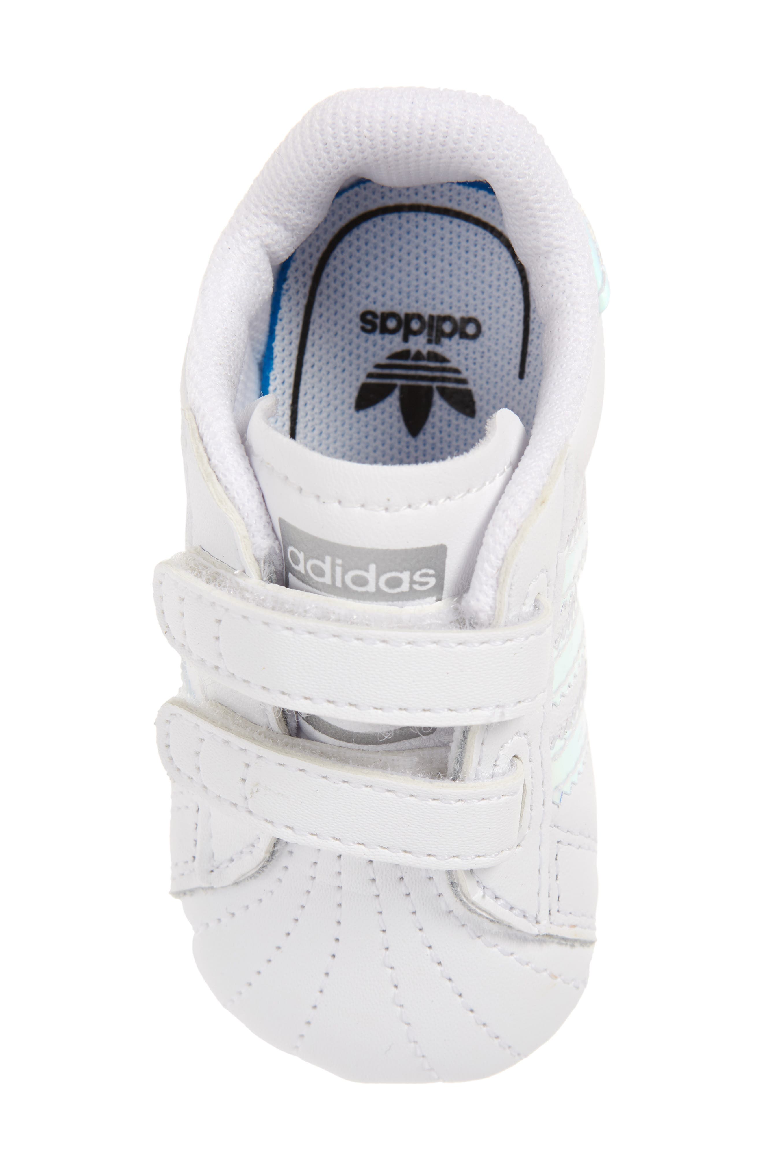 adidas Superstar Crib Sneaker, Alternate, color, 