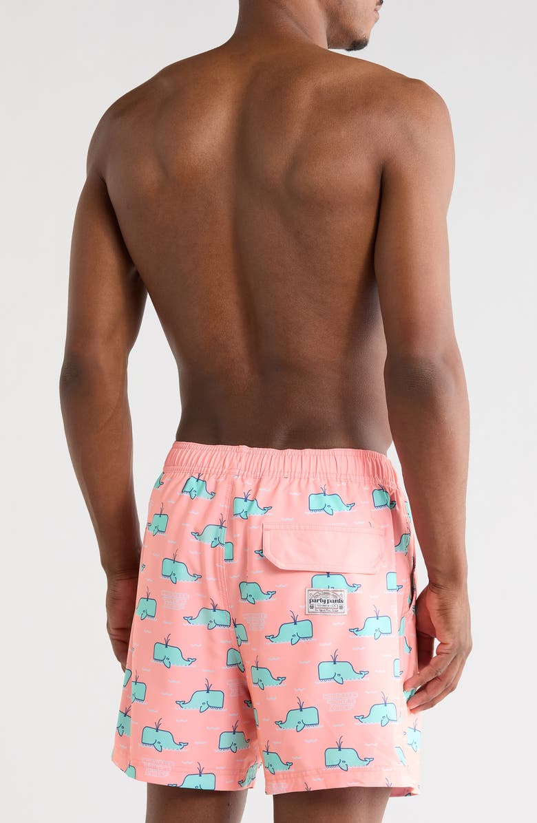 Party Pants Moby 2.0 Swim Trunks, Alternate, color, Pink