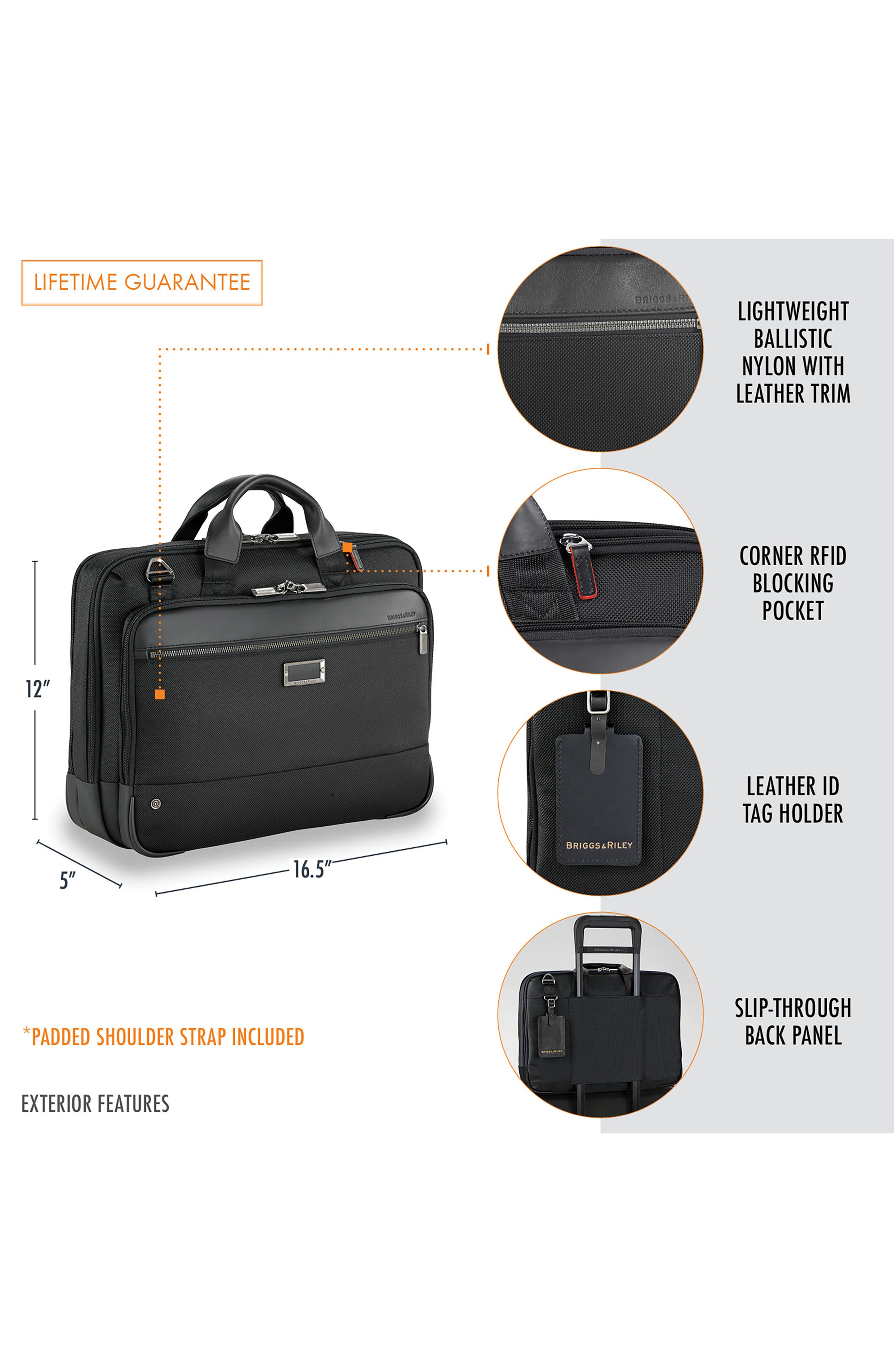 Briggs & Riley @work Medium Briefcase, Alternate, color, 