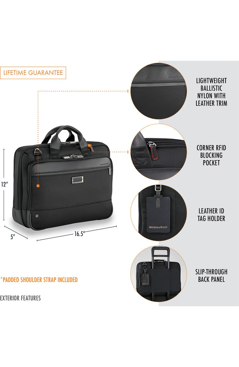 Briggs & Riley @work Medium Briefcase, Alternate, color,