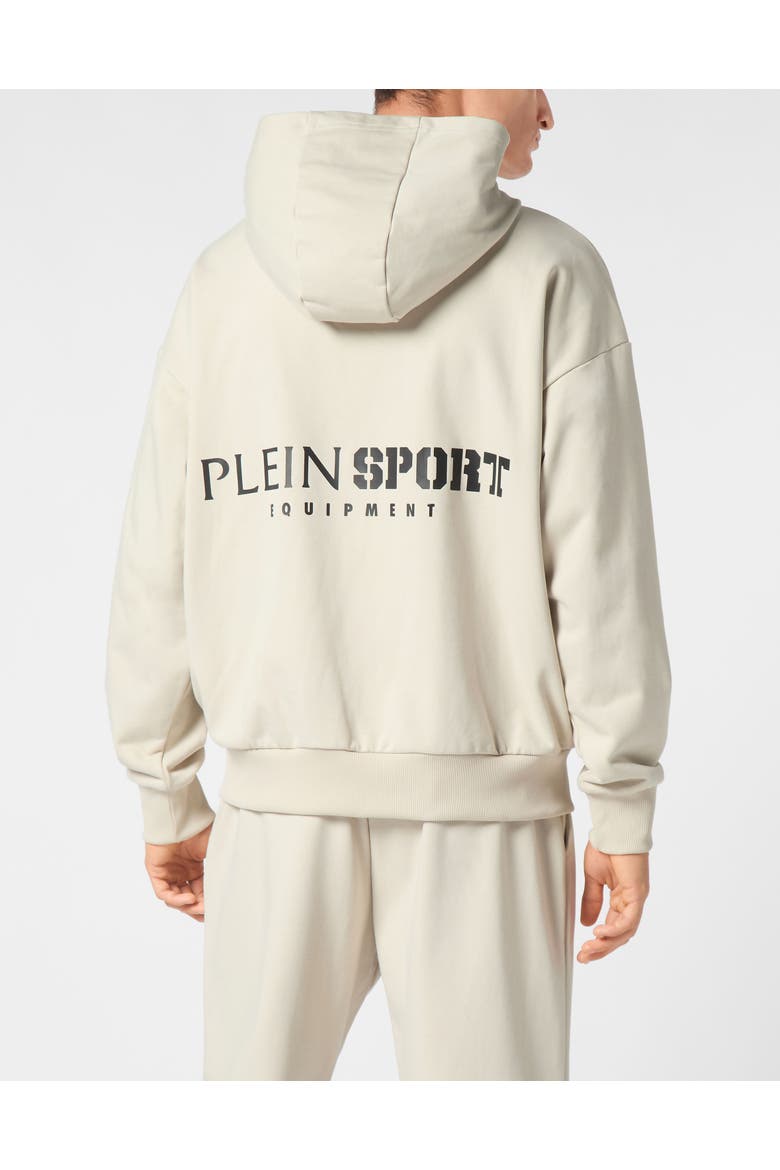 Hooded Sweatjacket Scratch Men, Alternate, color, grey