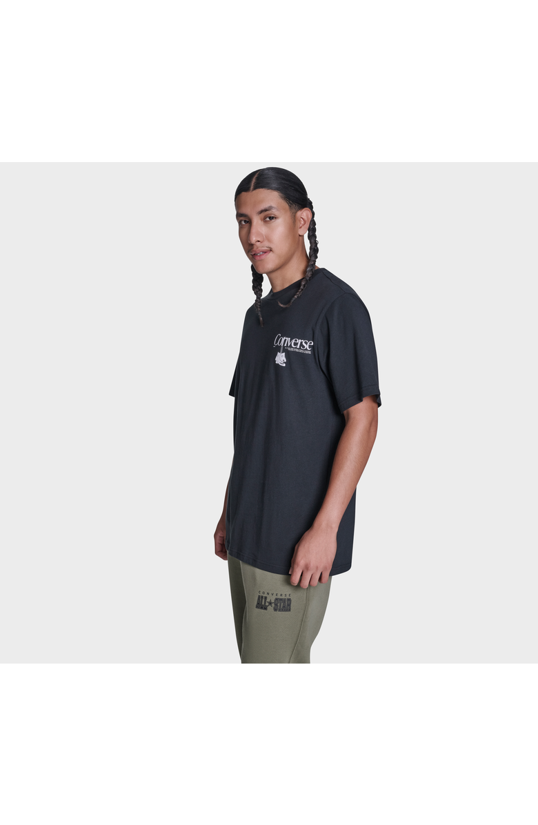 Converse Men's Hanging Shoes T-Shirt, Alternate, color, Converse Black