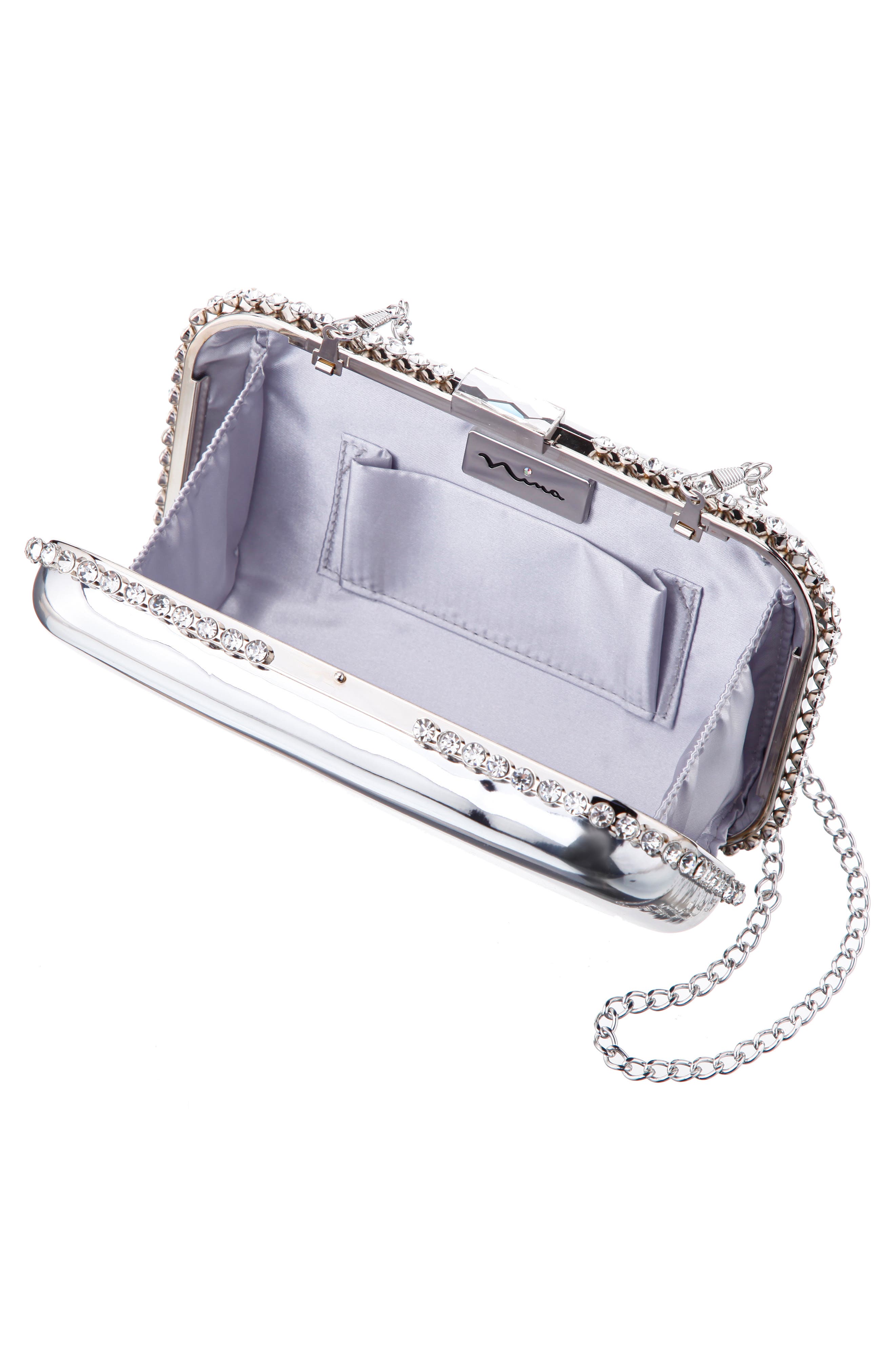 Nina Dorsey Frame Clutch, Alternate, color, 