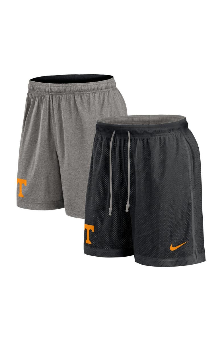 Nike Men's Nike Black/Heather Gray Tennessee Volunteers Player Reversible Shorts, Main, color, 