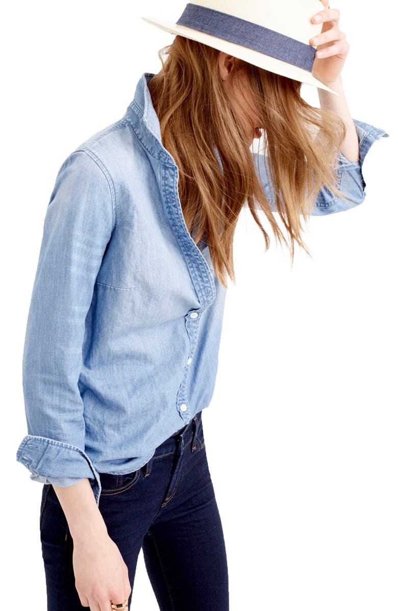 J.CREW FACTORY J.Crew Always Chambray Shirt, Alternate, color,
