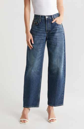 Re/Done Tapered Wide Leg Jeans