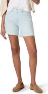 PAIGE Archie Longer Length Cutout Denim Shorts