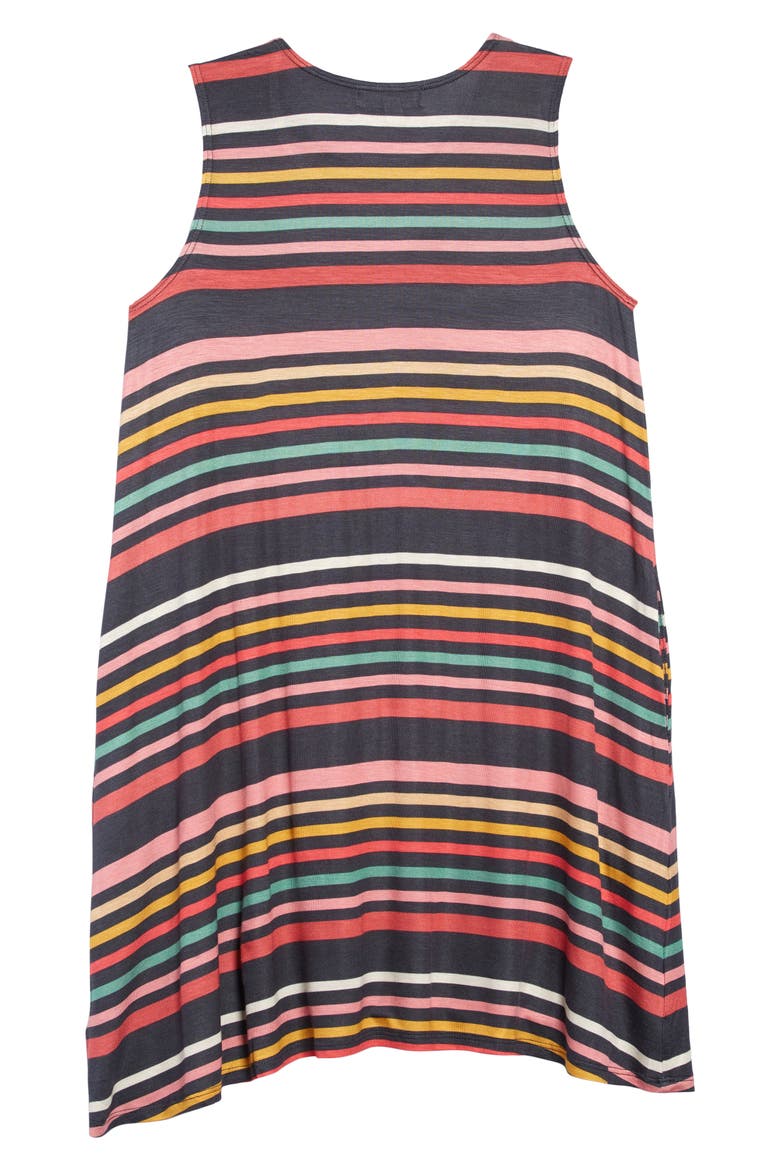 Tank Dress, Alternate, color, CHARCOAL RAINBOW