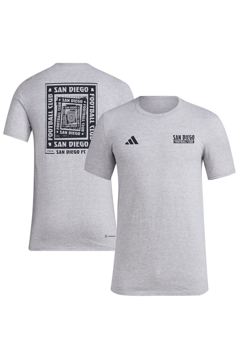 Men's adidas Gray San Diego FC Local Wrap T-Shirt, Main, color, Gray