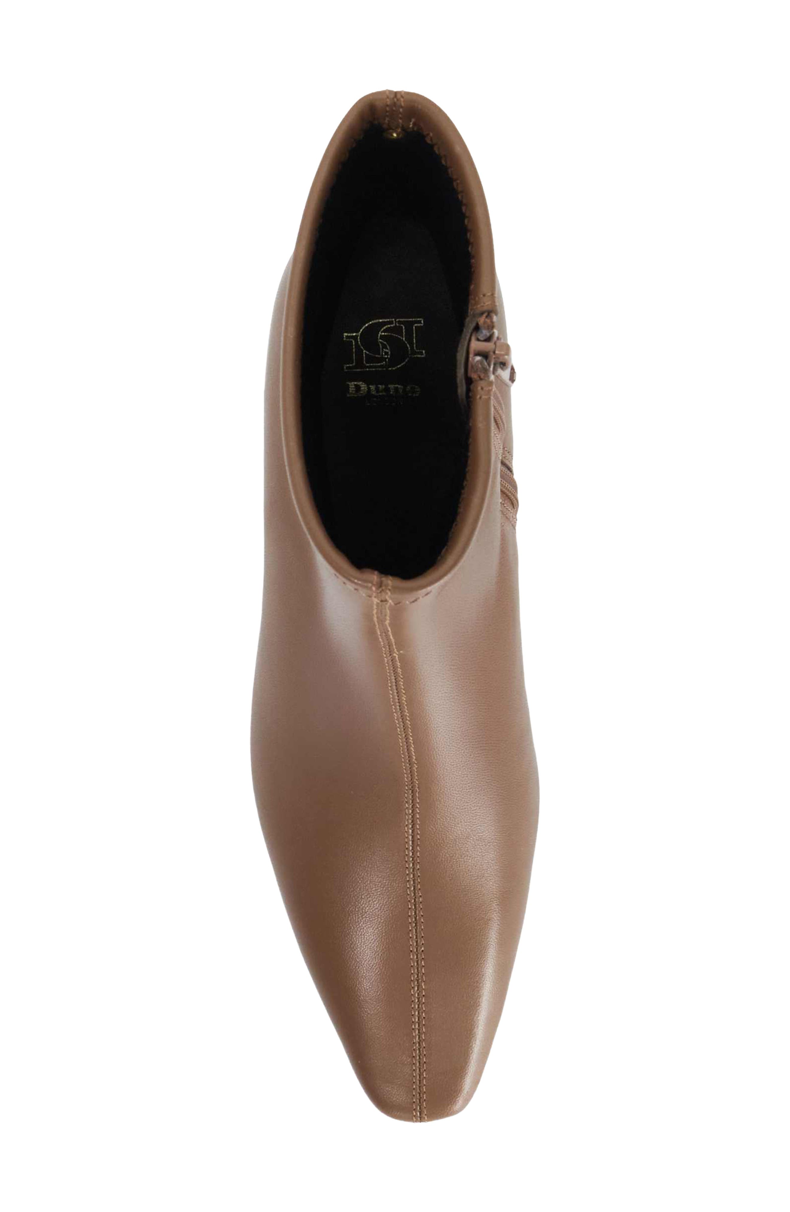 Oysterr Leather Bootie, Alternate, color, CHOCOLATE