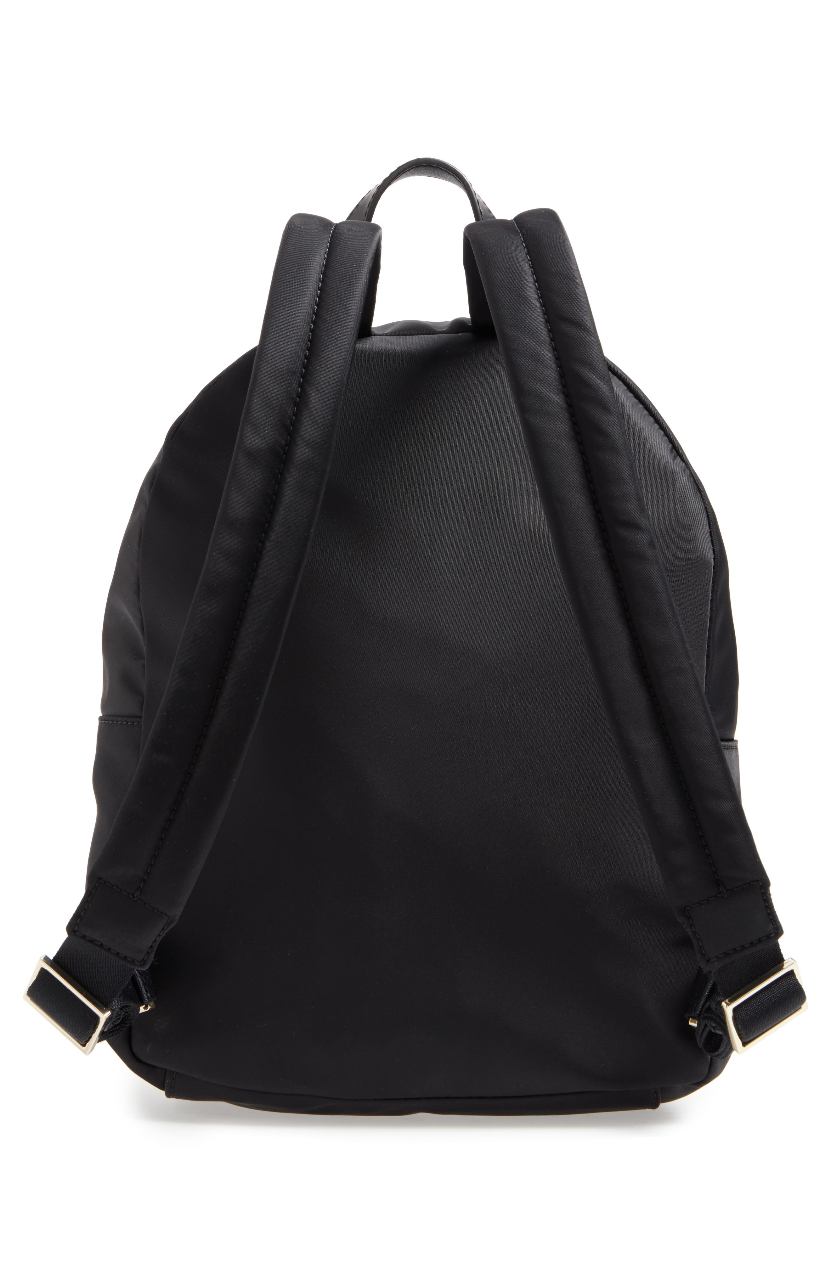watson lane - hartley nylon backpack, Alternate, color, BLACK