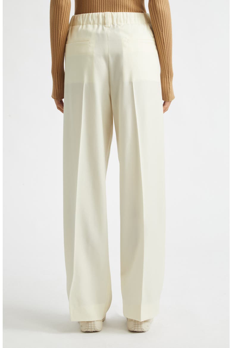 Virgin Wool Gabardine Pants, Alternate, color, WHITE