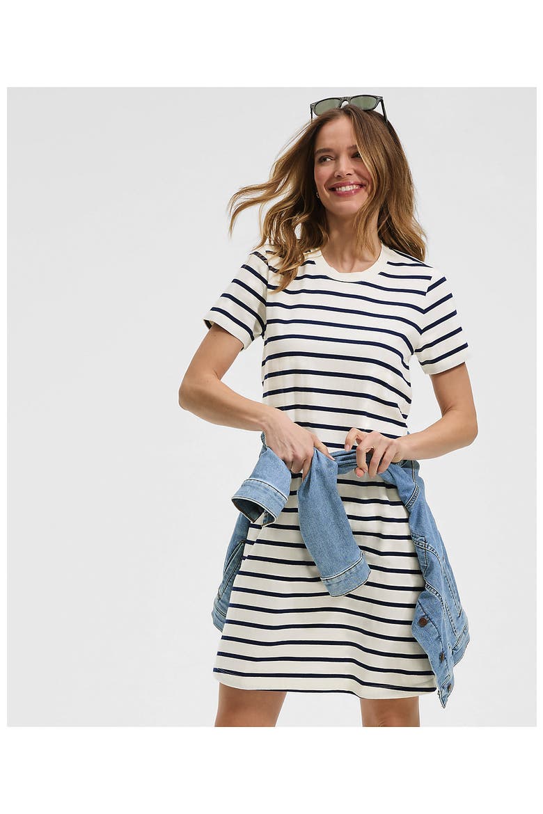 cotton jersey t shirt dress Normal Jersey T-Shirt Dress in Washed Black M