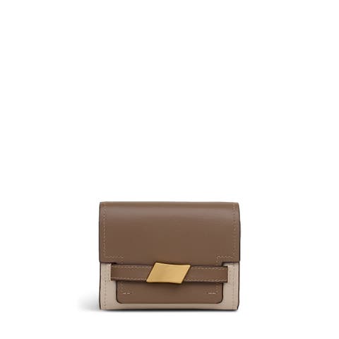 The Christina- Colourblock Medium Flapover Wallet