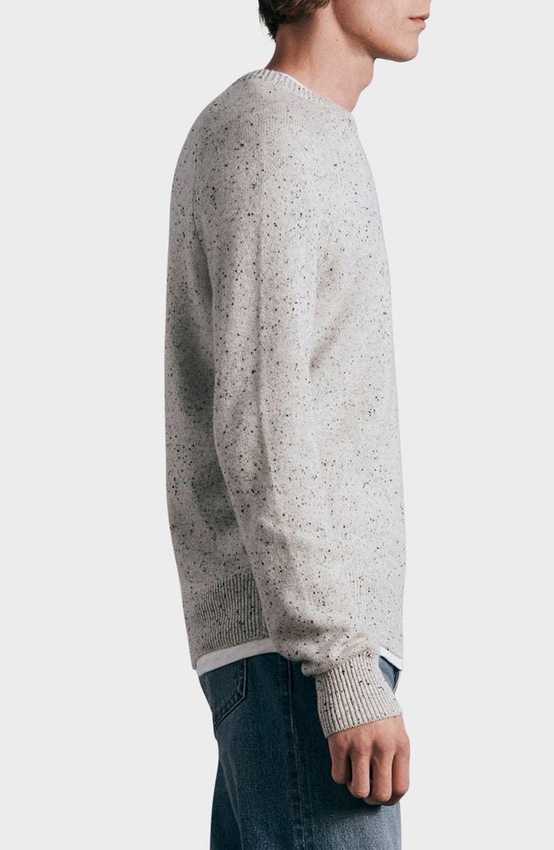 rag & bone Harlow Donegal Wool & Cashmere Sweater, Alternate, color, 