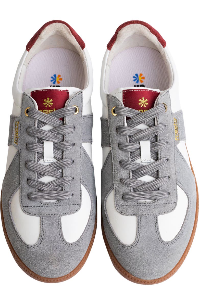 Freshy Indie Lites Sneaker, Alternate, color, Grey/White/Cranberry